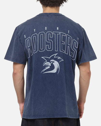 Bleacher Athletic Sydney Roosters NRL Attrition Washed T-Shirt Navy