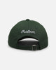 Malbon Washed Cotton Twill Strapback Evergreen