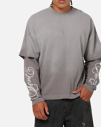 Saint Morta Divine Regiment Long Sleeve T-Shirt White/Grey