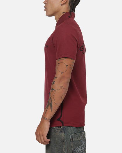 Ed Hardy Euro Polo Shirt Plum