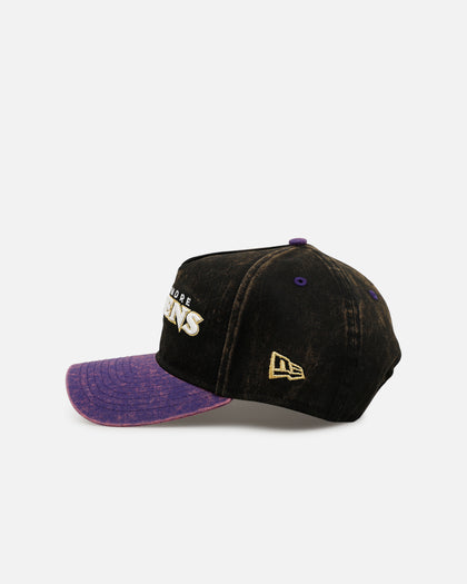New Era Baltimore Ravens 'Washed Metallic' 9FORTY A-Frame Snapback Official Team Colors
