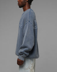Loiter Star Born Knit Sweater Blue