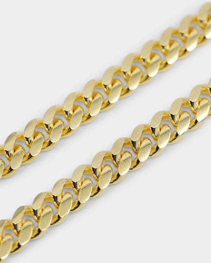 House Of Auric Cuban Link 10mm 18" Chain 18K Gold Vermeil