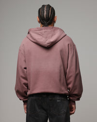 American Thrift Zip Hoodie Oxblood