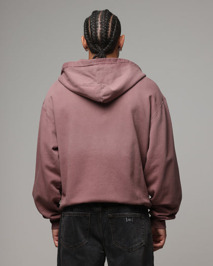 American Thrift Zip Hoodie Oxblood