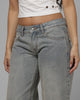 Loiter Women's Low Waisted Baggy Denim Jeans