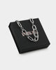 Raising Hell Women's Thick Link Chain Iced White Gold