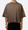 MNML Oversized Raw Hem T-Shirt Muddy Grey