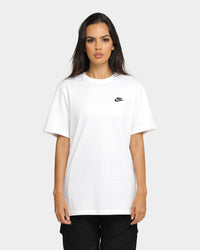 Nike Men's Nike Sportswear Club Short Sleeve T-Shirt White/Black