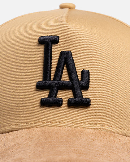 New Era Los Angeles Dodgers 'Suede Visor' 9FORTY A-Frame Snapback Bronze
