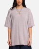 XXIII Rib Knit T-Shirt Pink Marle