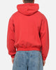 American Thrift Zip Hoodie Washed Red