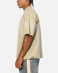 Mitchell & Ness Los Angeles Lakers Big Oversized Logo T-Shirt Gravel Stone