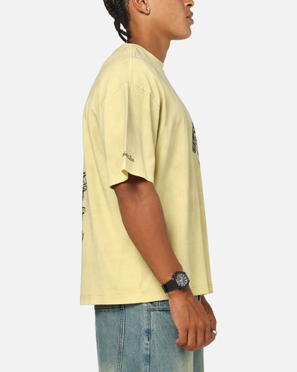 Mitchell & Ness Chicago Bulls Worldwide T-Shirt Chartruese