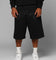 Loiter Destruct Sweat Shorts Black
