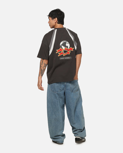 Carre Assembly T-Shirt Washed Black
