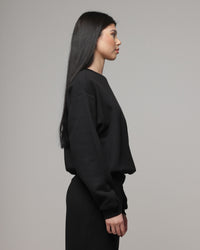 American Thrift Women's Classic Crewneck Black