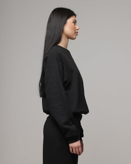 American Thrift Women's Classic Crewneck Black