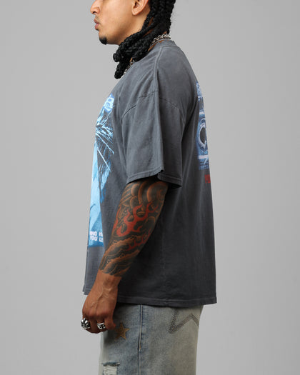Loiter Project Dark Vintage T-Shirt Washed Charcoal