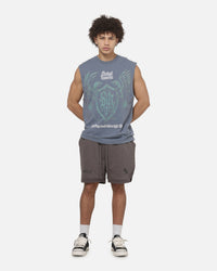 Saint Morta ATH-LTC Fleece Shorts Washed Charcoal