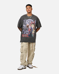 73Studio X Yu-Gi-Oh! Yami Yugi Heavyweight T-Shirt Black Wash