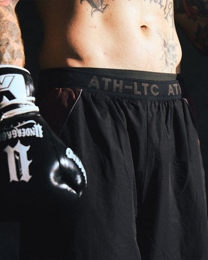 Saint Morta Athltc Training Pants Black/Port
