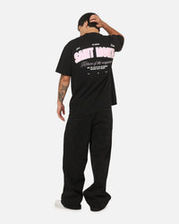 Saint Morta Rise Up Boxy T-Shirt Black/Pink