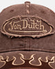 Von Dutch Flames Dad Strapback Brown