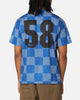 Majestic Athletic Los Angeles Dodgers Team Line Checkered Jersey White/Royal
