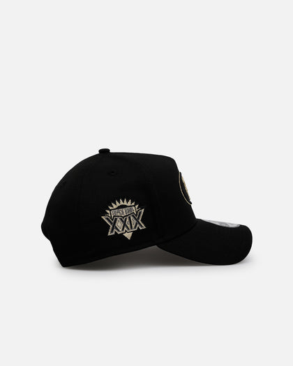 New Era San Francisco 49ers 'Raised Metallic Chainstitch' 9FORTY A-Frame Snapback Black