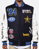 Pro Standard NBA All Star Game 2024 Wool Varsity Jacket Midnight Navy/Royal