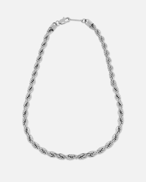 Saint Morta 8mm Rope Chain White Gold
