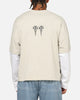 Saint Morta Muerte Layered Long Sleeve T-Shirt Stone/White