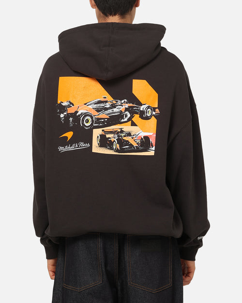 Mitchell & Ness X Mclaren 38 Hoodie Washed Black