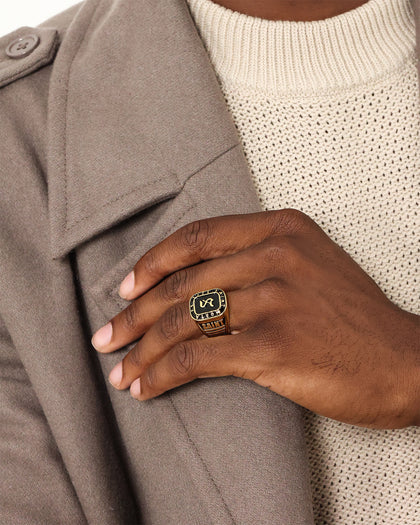 Saint Morta FK YVES Championship Ring Gold/Black