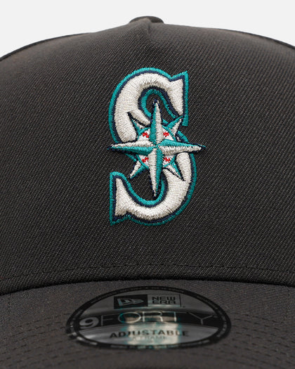 New Era Seattle Mariners 'Anthracite' 9FORTY A-Frame Snapback Anthracite