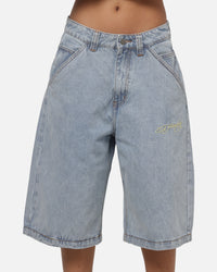 Ed Hardy Serpent Jorts Light Wash