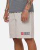 S Double Timeless Poplin Volley Beach Shorts Stone