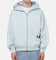 Carre Signature Zip Hoodie Light Blue