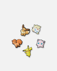 Crocs Pokémon Face Jibbitz™ Charms 5 Pack Multi