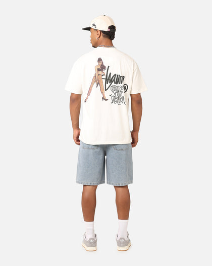 S Double Choose Your Weapon T-Shirt Washed White