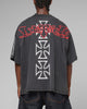 Loiter Hardcore Premium T-Shirt Washed Black