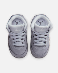 Jordan Kids' Air Jordan 5 Retro "Wolf Grey" (TD) Graphite
