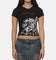 Ed Hardy Women's Stallion V Neck Baby T-Shirt Black