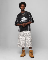 Loiter Collateral Cargo Shorts Digi Snow Camo