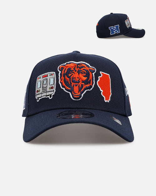 New Era Chicago Bears 'City Icons' 9FORTY A-Frame Snapback Navy