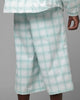 Loiter Ultra Hybrid Shorts Green Plaid