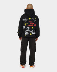 Rats Get Fat Sinners Hoodie Black