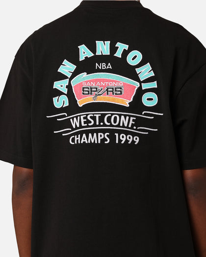 Mitchell & Ness San Antonio Spurs Arch T-Shirt Faded Black