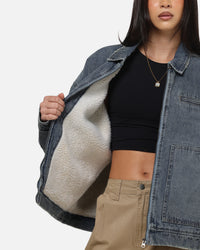 Saint Morta Halo Zip Jacket Dirty Denim